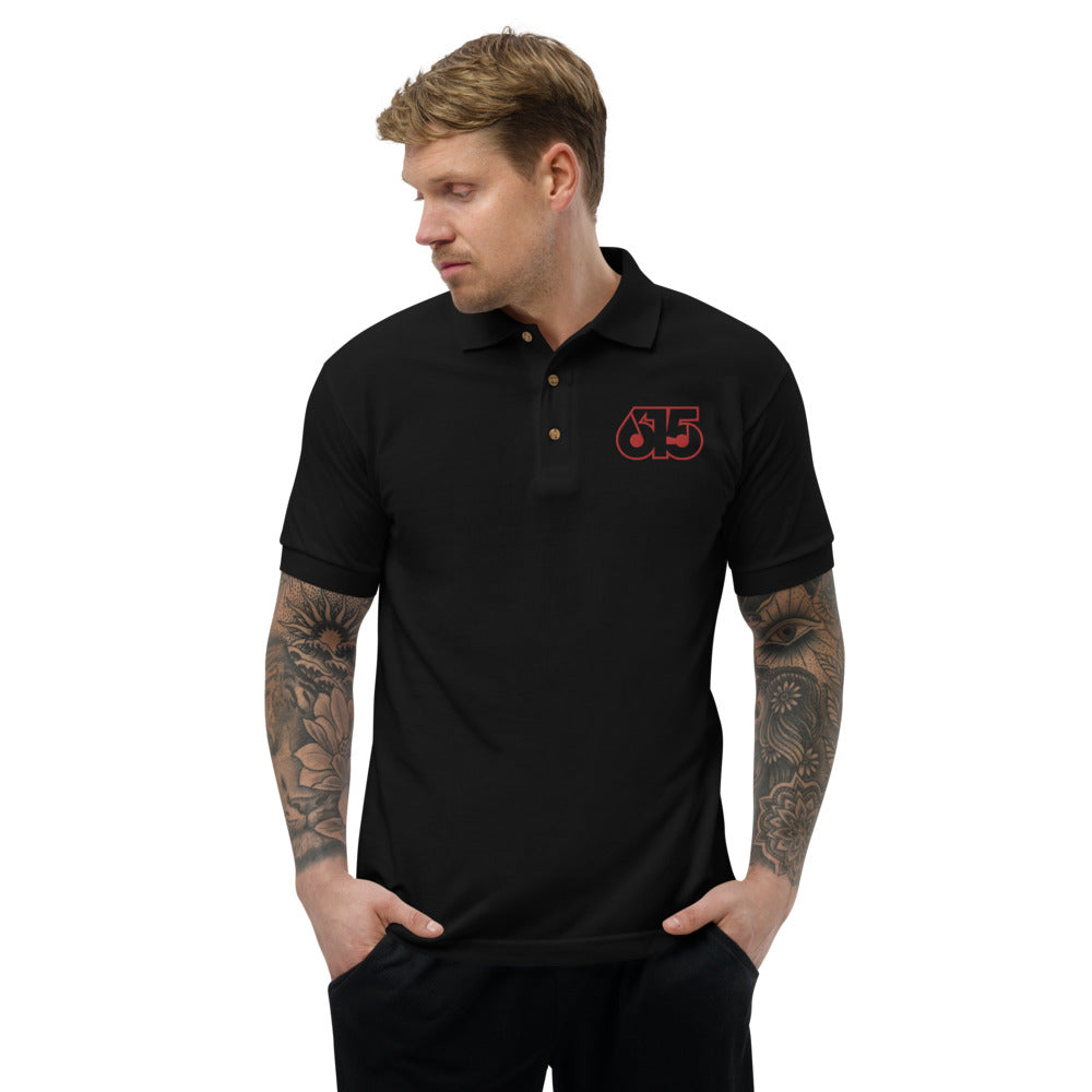 Embroidered Music City 615 Polo Shirt