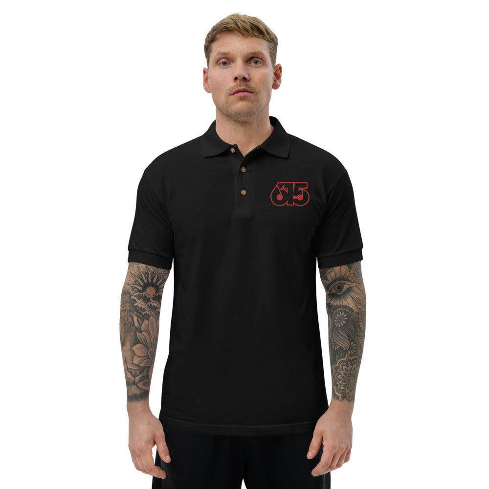 Embroidered Music City 615 Polo Shirt