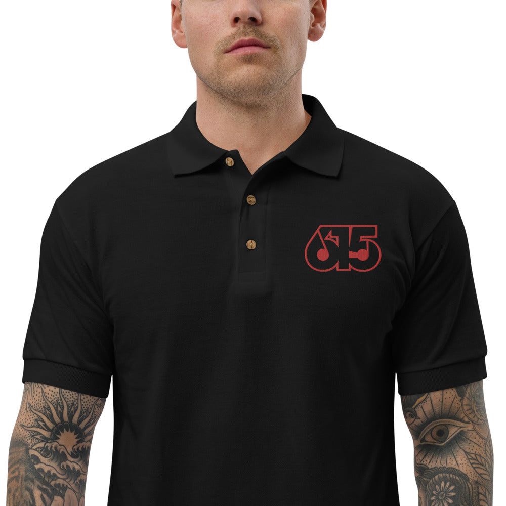 Embroidered Music City 615 Polo Shirt