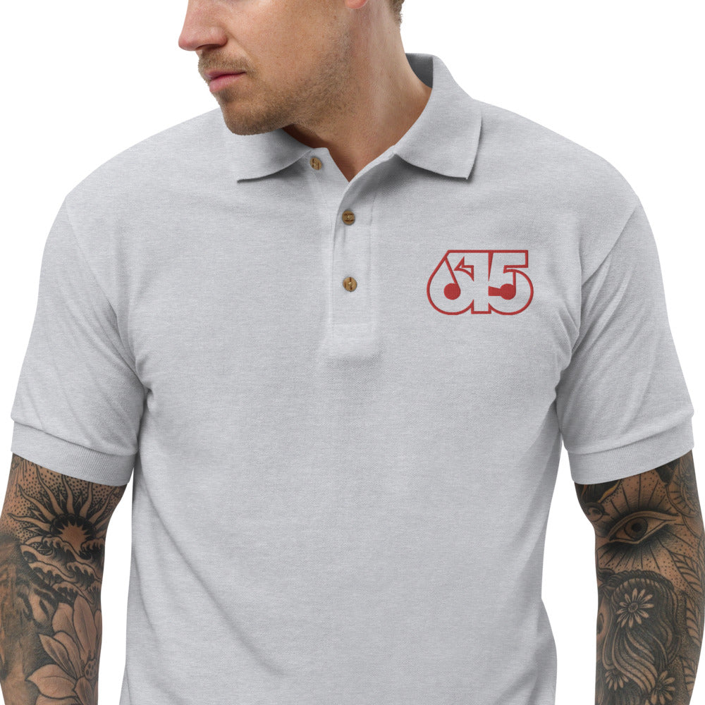 Embroidered Music City 615 Polo Shirt