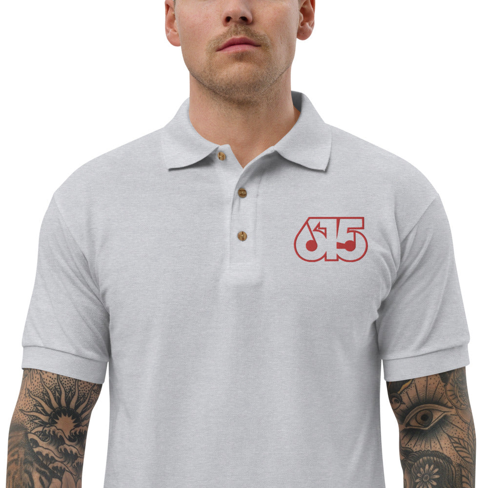 Embroidered Music City 615 Polo Shirt