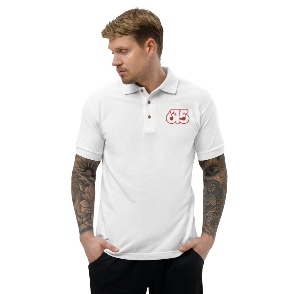 Embroidered Music City 615 Polo Shirt