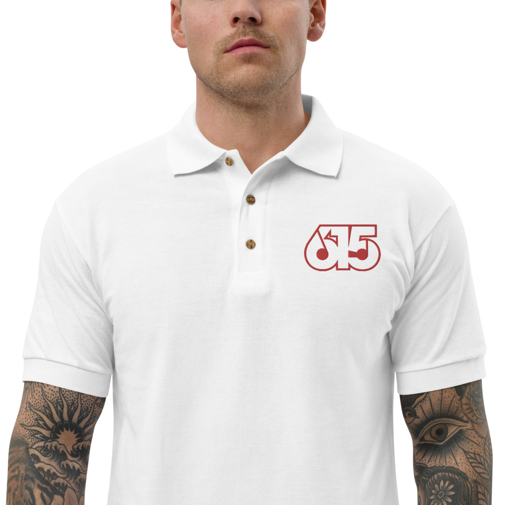 Embroidered Music City 615 Polo Shirt