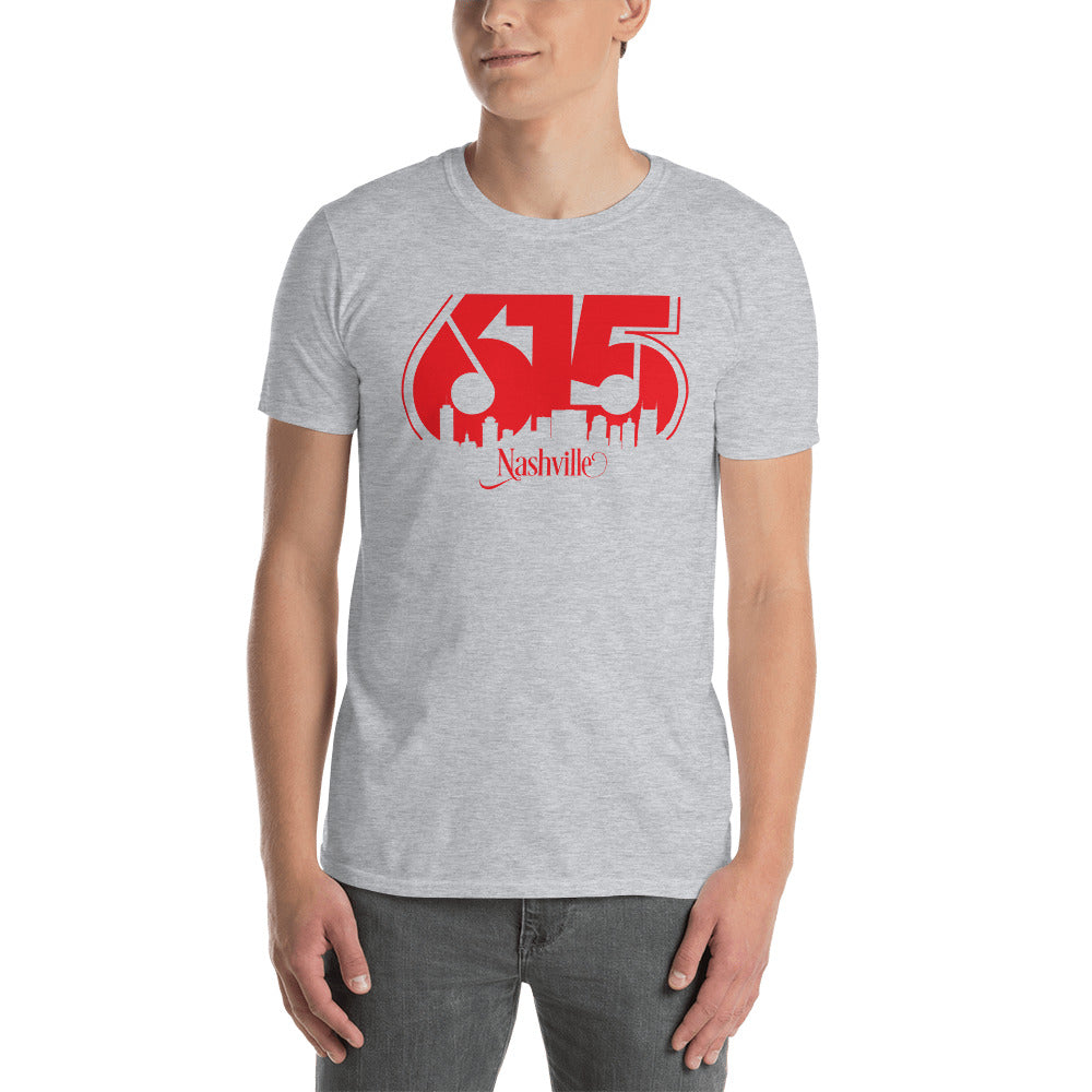 Nashville Music City Skyline 615 unisex shirt