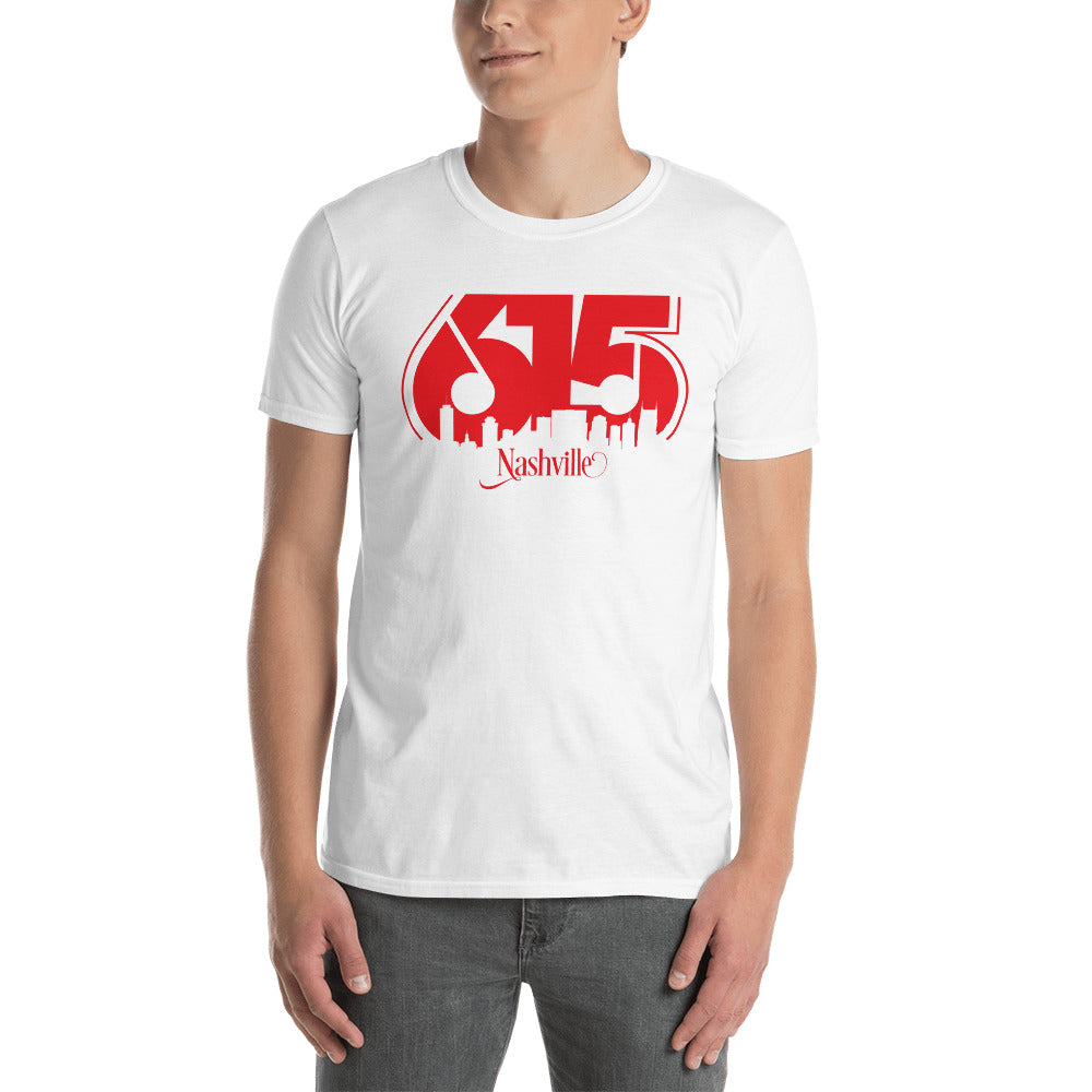 Nashville Music City Skyline 615 unisex shirt