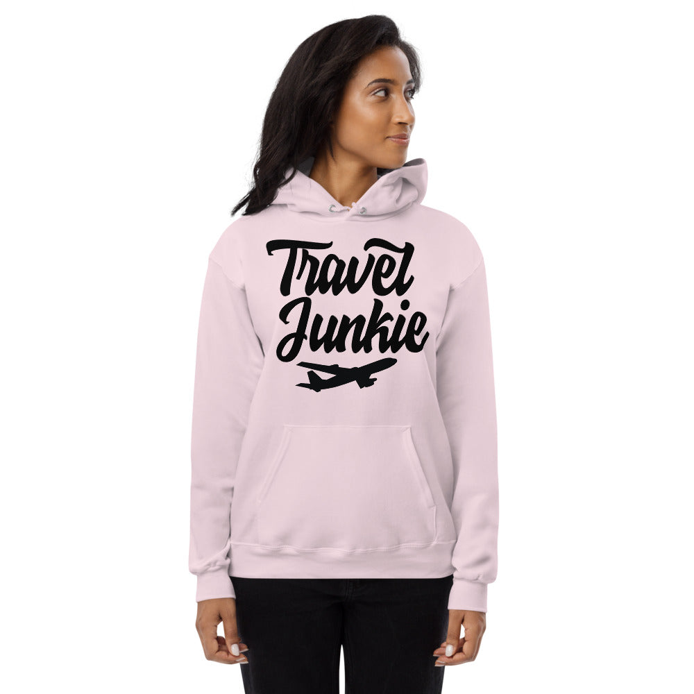 Travel Junkie Unisex fleece hoodie