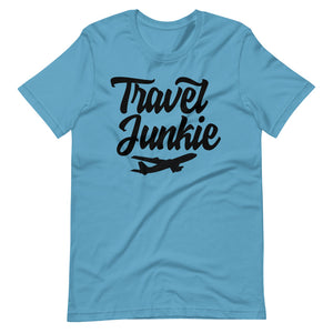 Travel Junkie Short-Sleeve Unisex T-Shirt