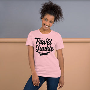 Travel Junkie Short-Sleeve Unisex T-Shirt