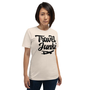 Travel Junkie Short-Sleeve Unisex T-Shirt