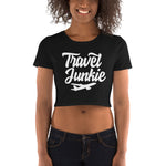 Load image into Gallery viewer, Travel Junkie Women’s Crop Tee
